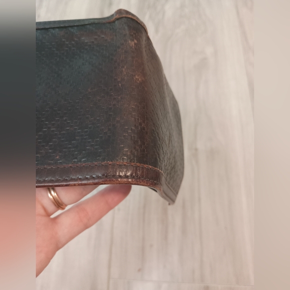 Authentic Gucci Wallet Color Brown Men's Bi-fold Geniune Leather - Picture 5 of 13